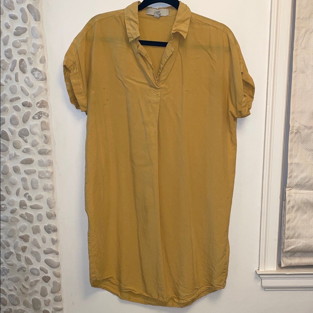Thread & Supply Mustard Mini Dress